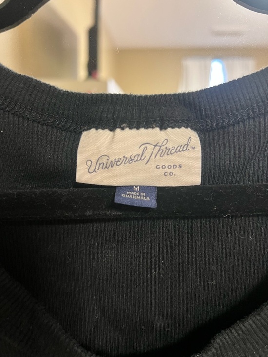Universal Thread Black Ribbed Tank Top - Picture 2 of 2
